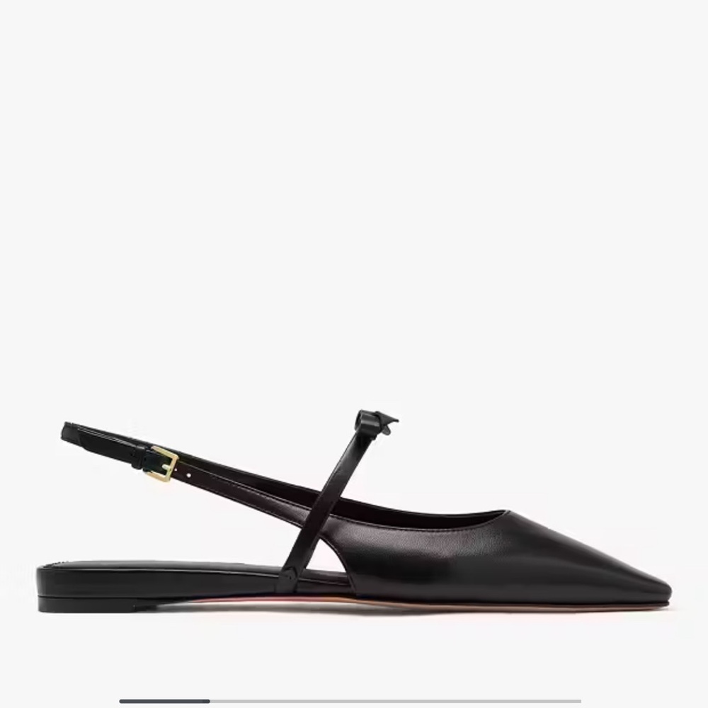Brand New Kate Spade Carolina Black Flats with Iconic Bow Detail 🖤🖤 - Picture 8 of 10